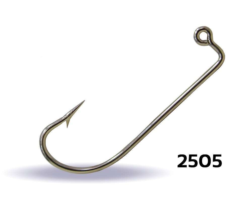 Youvella 2505 Jig Head İğnesi Dövme Delikli Uzun 100lü Kutu Nikel - Standart - 4-0