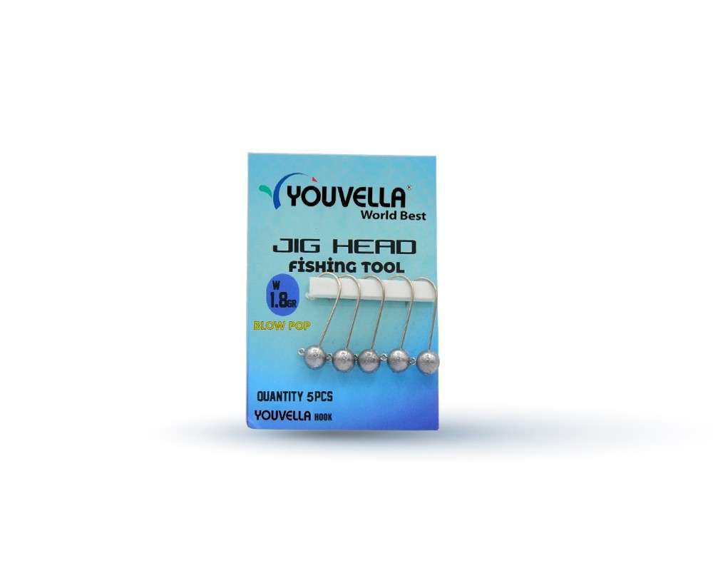 Youvella 6398 Jig Head Blow Pop LRF Jig Head 5li Paket - Standart - 1.8 GR