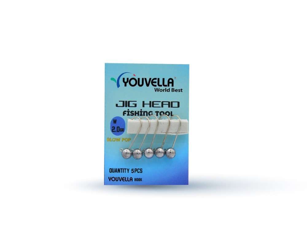 Youvella 6398 Jig Head Blow Pop LRF Jig Head 5li Paket - Standart - 3.5 GR