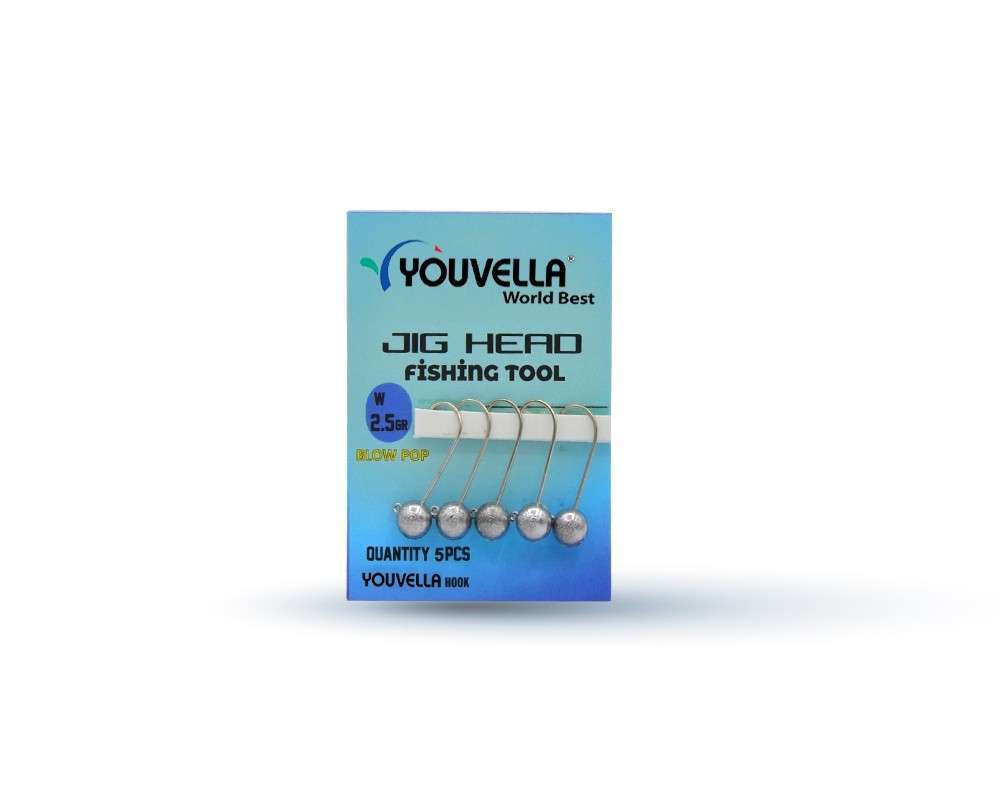 Youvella 6398 Jig Head Blow Pop LRF Jig Head 5li Paket - Standart - 2.5 GR