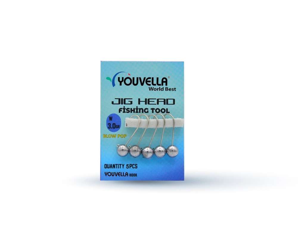 Youvella 6398 Jig Head Blow Pop LRF Jig Head 5li Paket - Standart - 1.8 GR