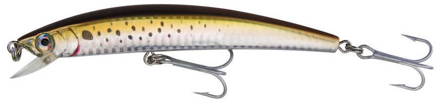Yozuri Original Crystal Minnow Floating Sahte Balığı - SHBK - 130MM